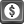 Dollar Coin Icon 24x24 png